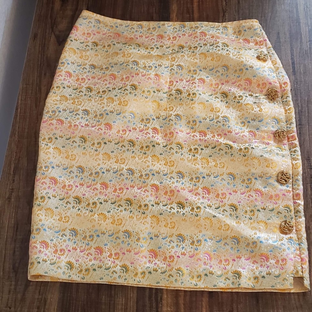 Betsey Johnson Brocade Pencil Skirt